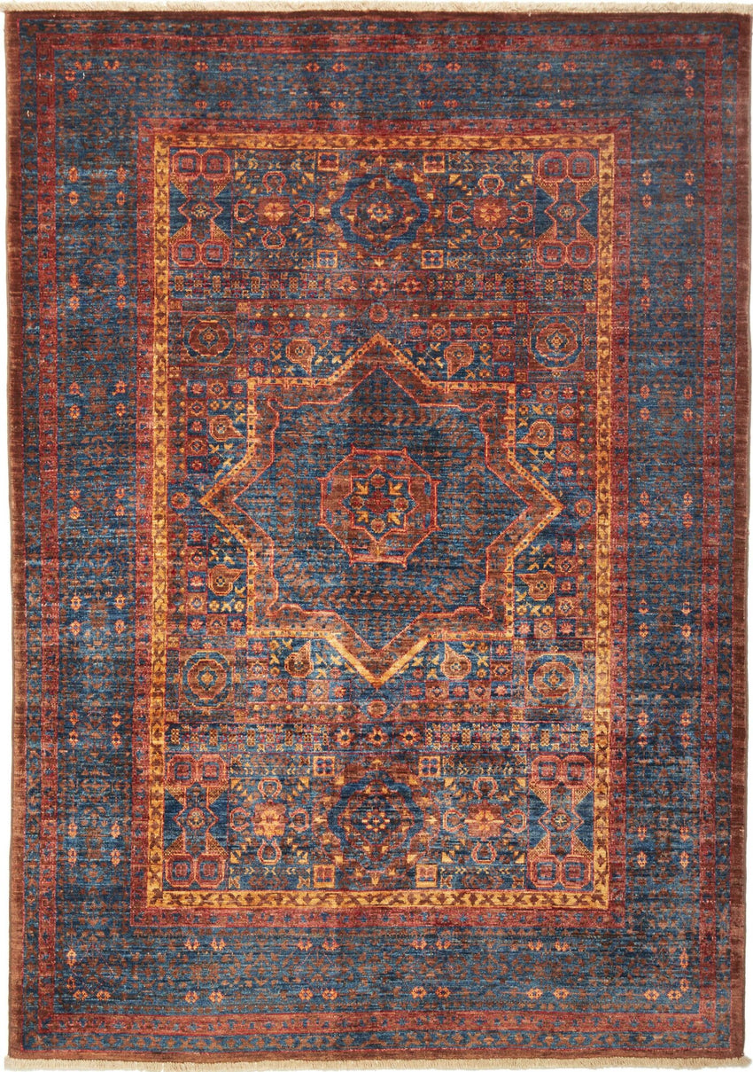 Mamluk Afghan Fine Wool Rug