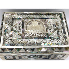 A Quran mother of pearl box, Jordanian Time
